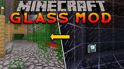 Glass Mod Showcase Hidden Bases Amazing Illusions Epic Pranks Minecraft Mod Review Youtube