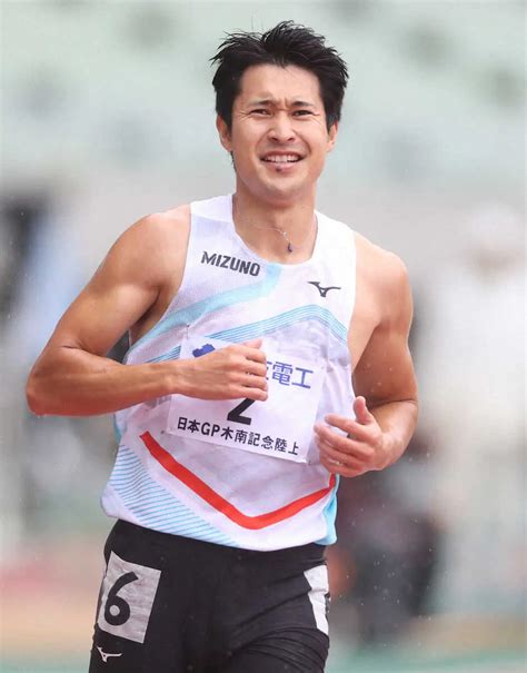 ＜第10回木南道孝記念陸上競技大会2023＞男子200メートル決勝、2着に終わる飯塚翔太（撮影・平嶋 理子） ― スポニチ Sponichi Annex スポーツ