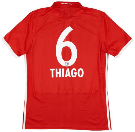 Bayern Munich Player Issue Home Shirt Thiago M