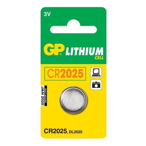 Gp Cr2025 Lithium Coin Cell Batteries And Power From Electronic Centre Uk