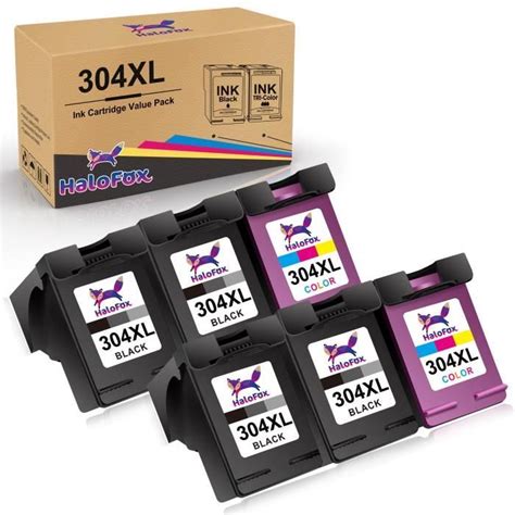 HALOFOX 6 Cartouche D Encre Compatible Pour HP 304 XL HP 304XL HP