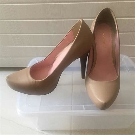 Zapatilla Zapato Andrea Nude Tacón Piel Mercado Libre