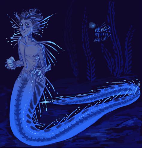 Deep Sea Merman By Fluffyfluffs On Deviantart