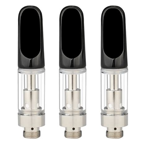 Wholesale Vape Carts 0 5ml With Black Ceramic Mouthpieces Locally