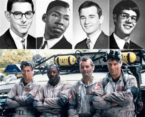 Yearbook Photos Of The Og Ghostbusters Harold Ramis Ernie Hudson Bill