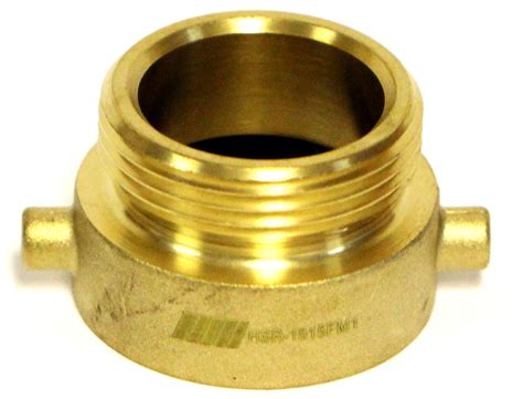 Nni Fire Hose Hydrant Adapter 1 12 Female Npsh X 1 12 Male Nst Nh Washer Ebay