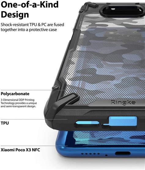 POCO X3 NFC POCO X3 Pro Fusion X Rugged Case By Ringke Camo 100