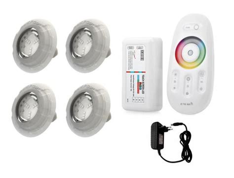 Kit Led Piscina Controle Leds Rgb Fonte V Luxpool