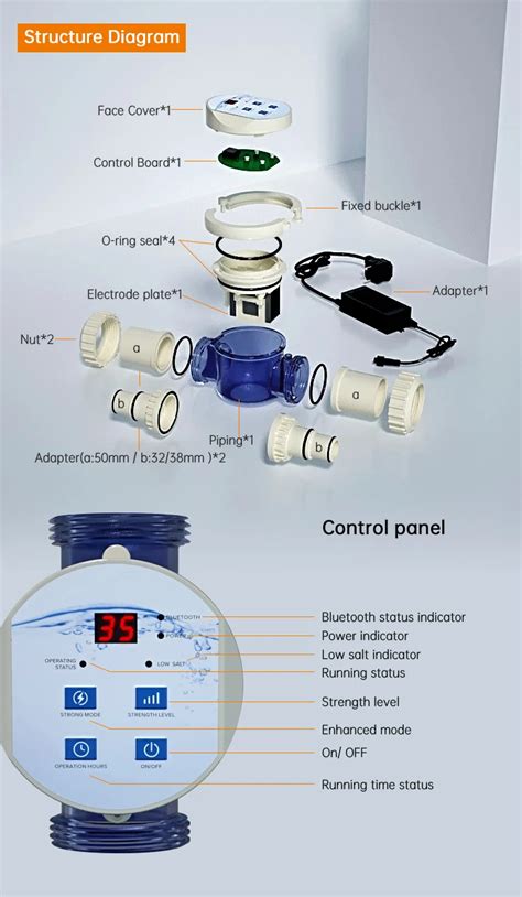 Sundream Zoutchlorineur Pool Accessories Chlorination Salt Chlorine