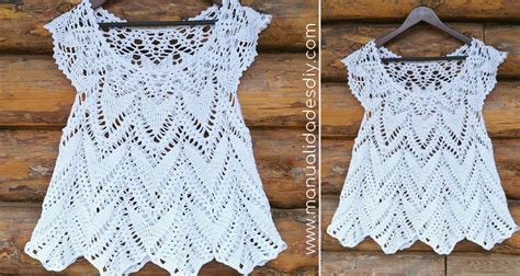 Preciosa Blusa Tejida A Crochet Para Verano Manualidades Y