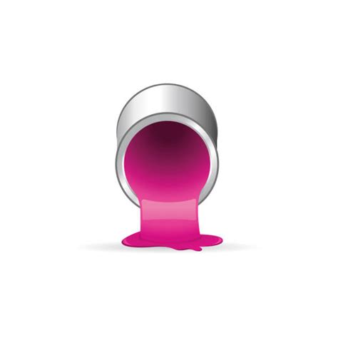 Pouring Paint Into Bucket Illustrations Royalty Free Vector Graphics