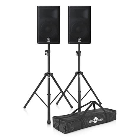 Yamaha Dxr12 Active Pa Speaker Bundle At Gear4music