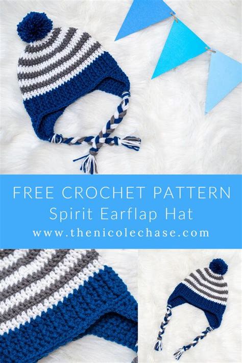 Spirit Earflap Hat Free Crochet Pattern — Nicole Chase Crochet Baby