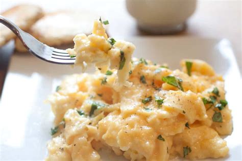 Perfect Soft Scrambled Eggs Served From Scratch