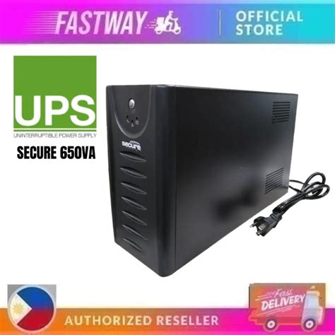 Secure Ups 650va 4 Sockets Uninterruptible Power Supply W Avr Lazada Ph