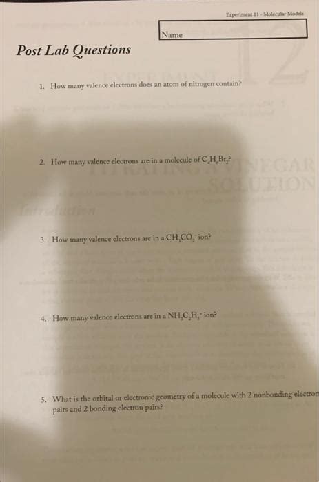 Solved 1. How many valence electrons does an atom of | Chegg.com