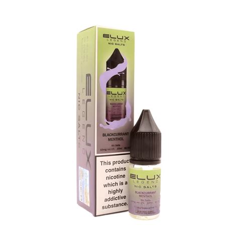 Elux Legend Blackcurrant Menthol 10ml - Nicofresh