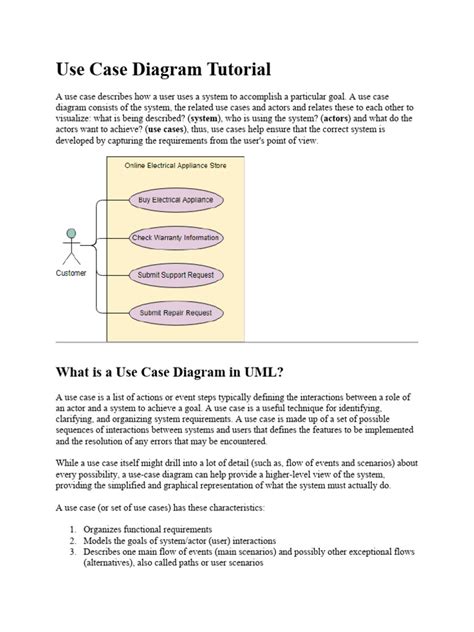 Use Case Diagram Tutorial | PDF | Use Case | Computer Science