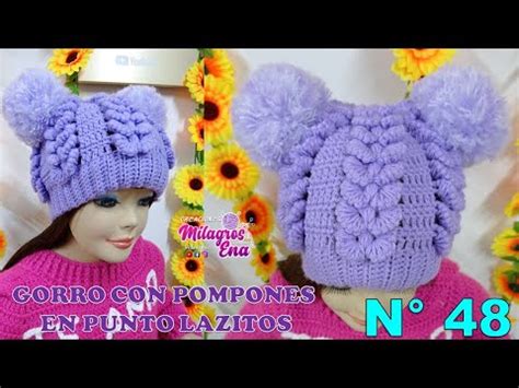 Video Gorro N Tejido A Crochet En Punto Lazitos O Monitos Con