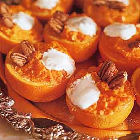 Mashed Yams in Orange Cups recipe | Epicurious.com