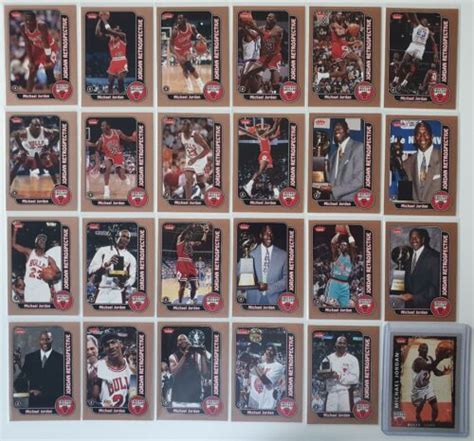 Fleer Michael Jordan Jordan Retrospective Complete Set Of