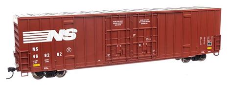 Walthers 60 High Cube Plate F Boxcar Ready To Run Norfolk