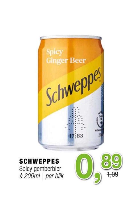 Schweppes Spicy Gemberbier Aanbieding Bij Amazing Oriental 1Folders Nl