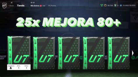 PACK OPENING 25x MEJORA 80 EA FC 24 ULTIMATE TEAM YouTube