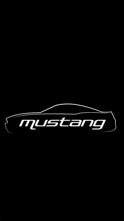 Mustang Logo Wallpapers Black Wallpaper Cave