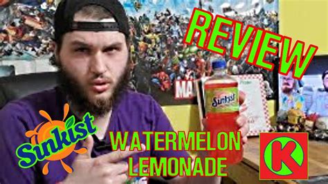 Sunkist Watermelon Lemonade Soda Review Youtube