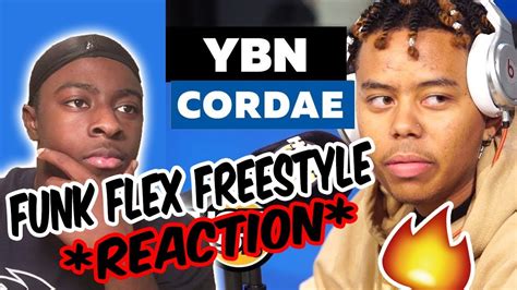 YBN CORDAE FUNK FLEX FREESTYLE REACTION YouTube