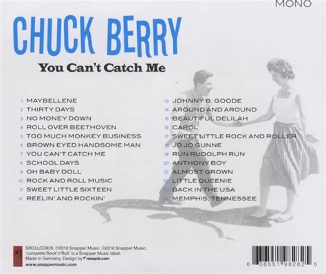 You Cant Catch Me Chuck Berry Cd Album Muziek Bol