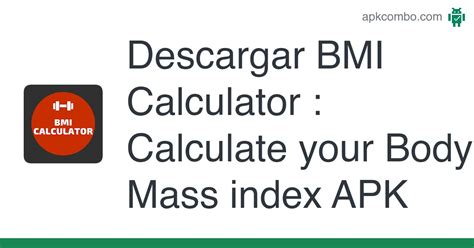 Bmi Calculator Calculate Your Body Mass Index Apk Android App