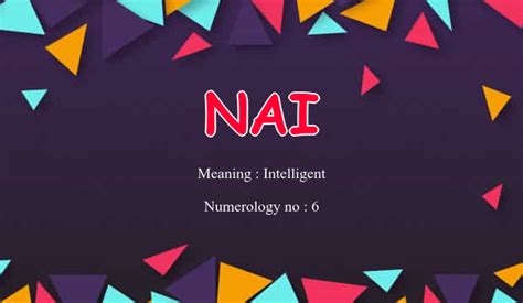 Nai Name Meaning