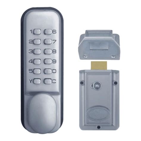 Push Button Digital Combination Security Door Lock Zinc Alloy