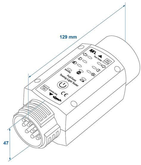 ProPlus 343543V01 Tester Prüfgerät 13 polig Anhängerbeleuchtung