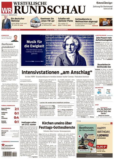 Westf Lische Rundschau Vom Als Epaper Im Ikiosk Lesen