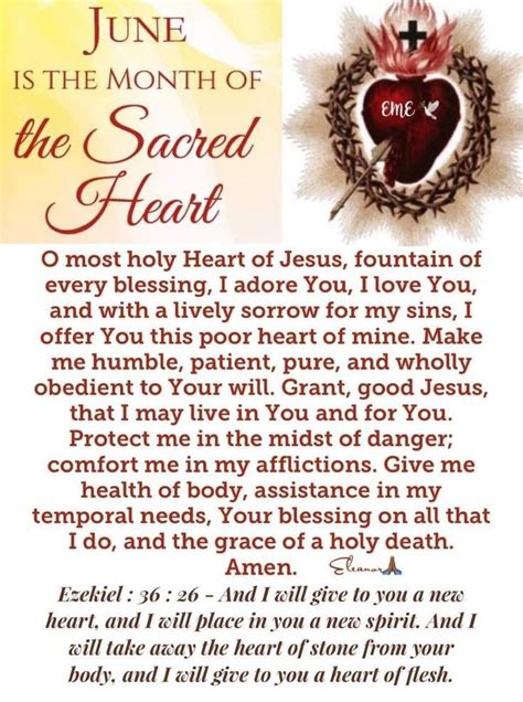 Pin By Mary Samuels On June Images And Quotes Sacred Heart Faith