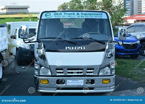isuzu dump truck  pasig philippines editorial stock image image