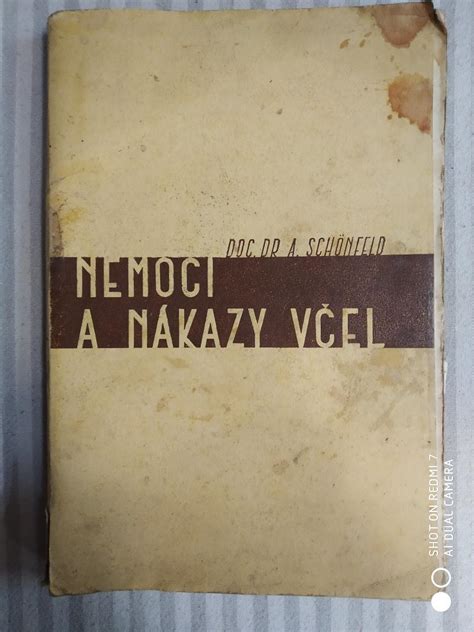 Stará kniha Nemoci a nákazy včel 1938 včelařství včelař včela Aukro