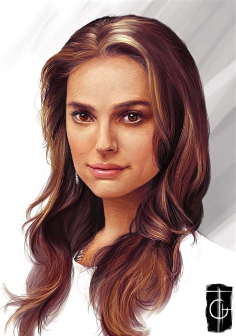 Fast Drawing Natalie Portman Natalie Portman Celebrity Portraits