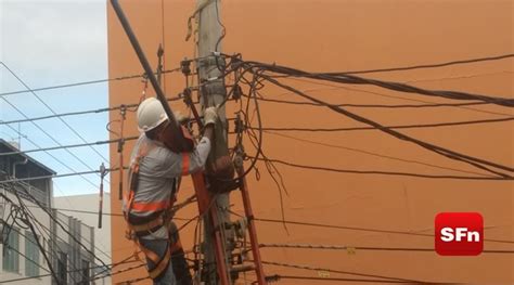 Moradores relatam falta de energia em bairros de São Fidélis neste