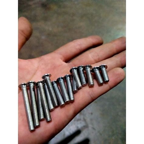 Jual Baut Slim M6 Drat 10 Stainless Baut L 10an Handmade Slim Panjang