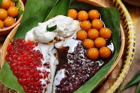 Resep Dan Cara Membuat Candil Manis Dengan Bubur Sumsum Gurih Dan Enak