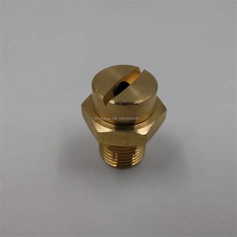 Asphalt Bitumen Spray Flat Fan Nozzle Brass Flat Fan Spray Nozzle