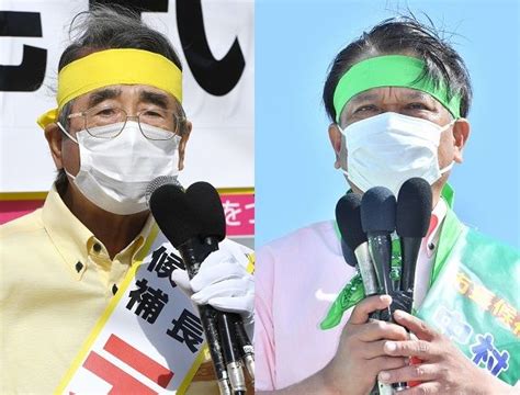 沖縄・うるま市長選、中村正人氏と照屋寛之氏が第一声 25日投開票 沖縄タイムス＋プラス