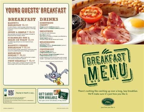 Download our breakfast menu - Harvester