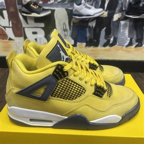 Air Jordan 4 Lightning Yellow We are shipping now... - Depop