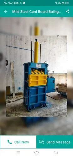 0 30 Ton Mild Steel Hydraulic Waste Paper Baling Press At Rs 250000 In