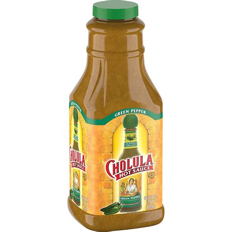 Amazon Cholula Green Pepper Hot Sauce 64 Fl Oz One 64 Fluid Ounce Bulk Container Of